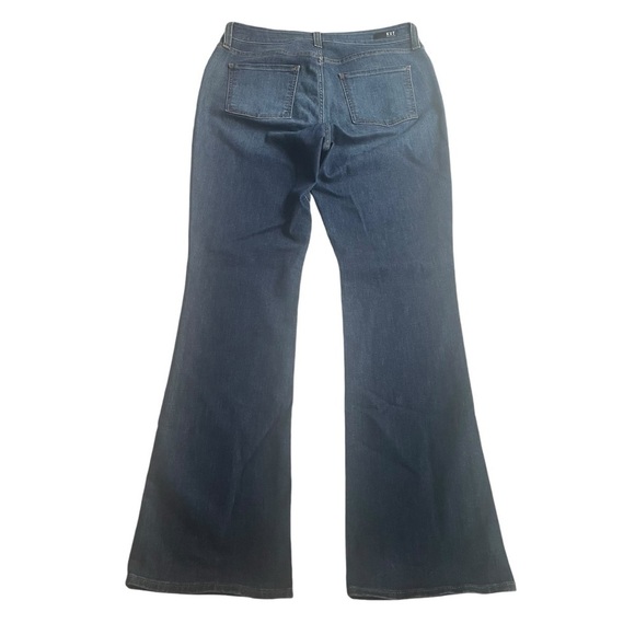 Kut from the Kloth Natalie Fab Ab Bootcut Denim Jeans Blue Size 14 NWOT - Picture 7 of 9